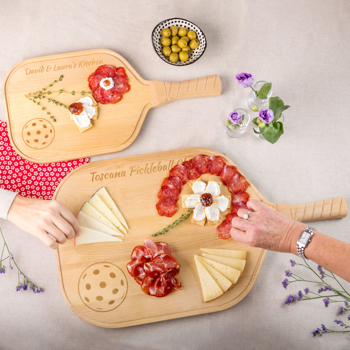 Personalized Pickleball Charcuterie Board