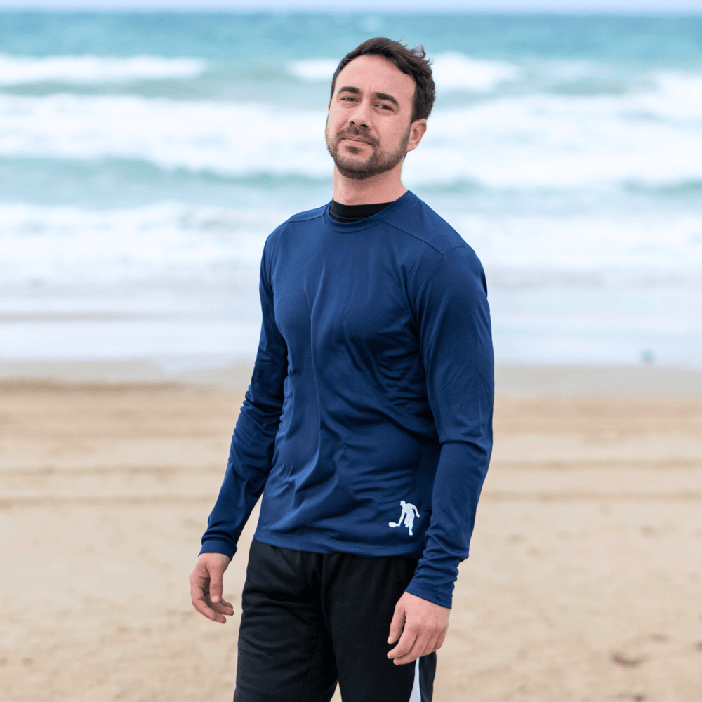 DinkCraft Men's Long Sleeve Performance Tee, Breathable, Soft, UV Protection, UPF50 Rating - DinkCraft